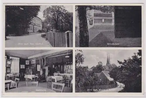 900796 AK Greifenhain - Krahmer's Gasthof, Ortsansichten, Bahnpost 1907