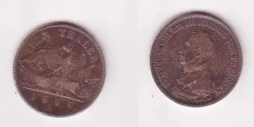 1 Taler Silber Münze Preussen Friedrich Wilhelm III 1818 A (105262)