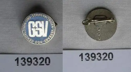 DDR Abzeichen Ehrennadel Gehörlosen- und Schwerhörigenverband GSV (139320)