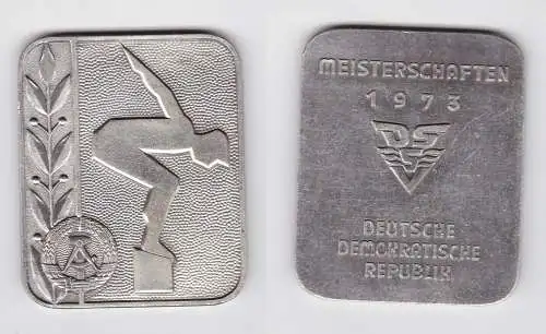 DDR Plakette DSSV Schwimm-Meisterschaften 1973 in Silber (126772)
