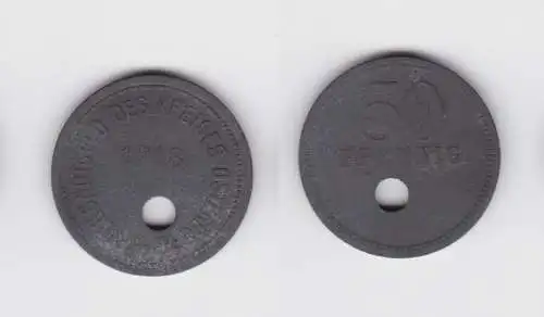 50 Pfennig Zink Münze Notgeld Kreis Osterburg 1918 (139868)