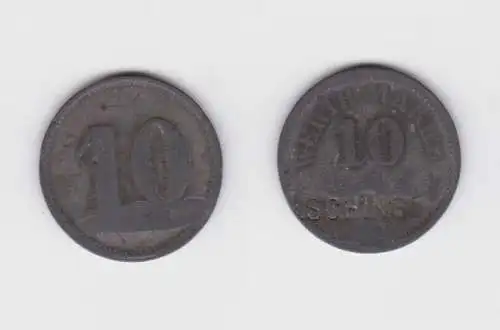 10 Pfennig Zink Wertmarke Münze Aschinge ? um 1918 (139962)