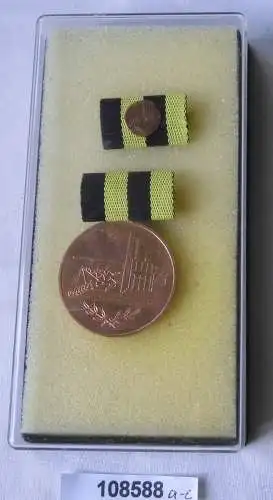 DDR Medaille für Verdienste in der Kohleindustrie Bronze im Originaletui