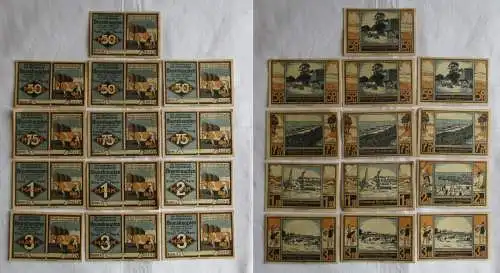 13 Banknoten Notgeld Ostseebad Brunshaupten ohne Jahr um 1921 (154217)