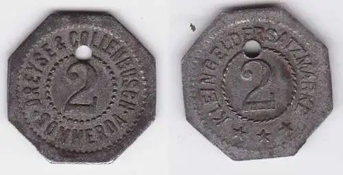 Eisen Kleingeldersatzmarke 2 Sömmerda Dreyse & Collenbusch (124495)