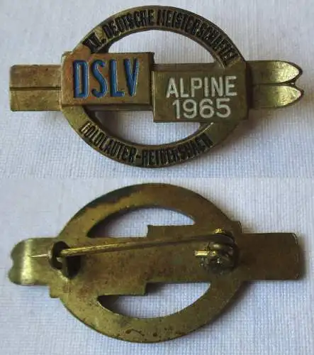 DDR XV. Meisterschaften Alpine Disziplinen Goldlauter-Heidersbach 1965 (136108)