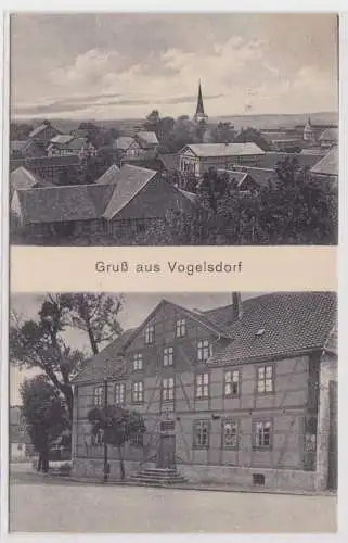 96409 Mehrbild Ak Gruß aus Vogelsdorf (Huy) 1937