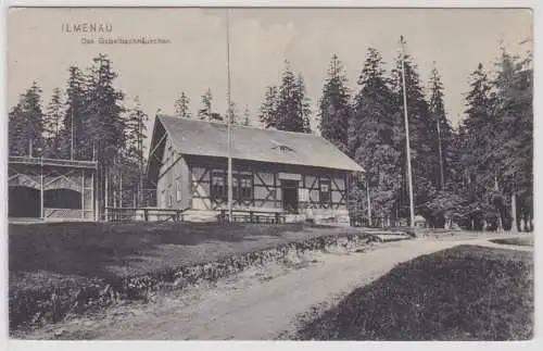 93403 Ak Ilmenau das Gabelbachhäuschen 1910