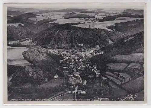 83244 Ak Luftkurort Wirsberg im Fichtelgebirge Fliegeraufnahme 1939