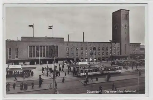 80899 Ak Düsseldorf der neue Hauptbahnhof 1939