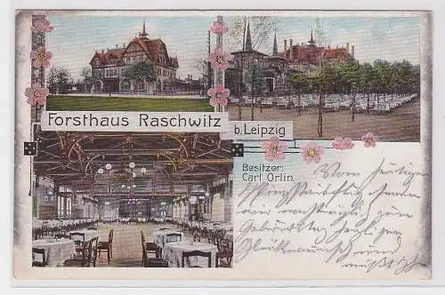 88501 Mehrbild Ak Forsthaus Raschwitz bei Leipzig 1911