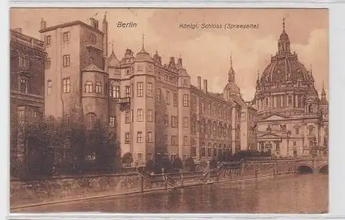 62643 AK Berlin - Königliches Schloss (Spreeseite) 1912