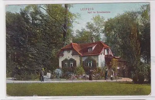86766 Ak Leipzig Idyll im Scheibenholz 1907