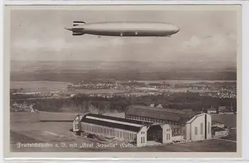 93243 AK Friedrichshafen am Bodensee mit "Graf Zeppelin" (Luftbild) 1935