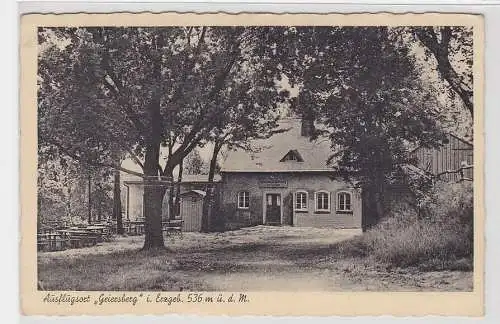 89070 Ak Ausflugsort Geiersberg b. Eibenberg im Erzgeb. um 1940