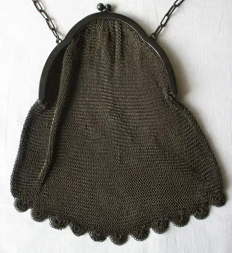 Traumhafte Operntasche Abendtasche Schmucktasche im Jugendstil um 1920 (125387)