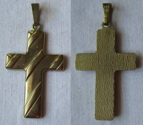 Eleganter 333er Gold Kettenanhänger Kruzifix Kreuz (125818)