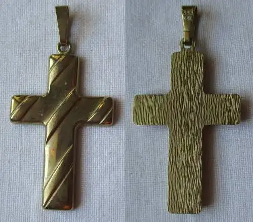 eleganter 333er Gold Kettenanhänger Kruzifix Kreuz (125818)