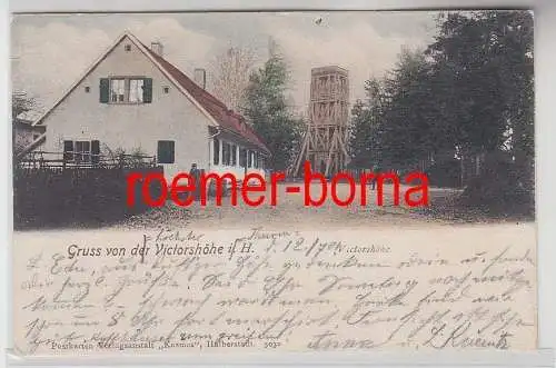 77825 Ak Gruß von der Victorshöhe im Harz Victorshöhe 1901