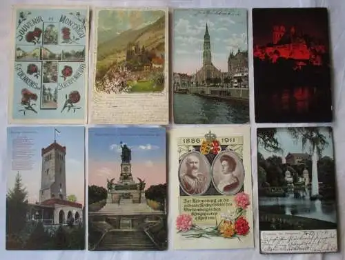 100 interessante alte Ansichtskarten um 1910-1940 (29435)