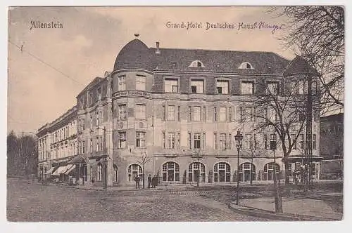 908258 Ak Allenstein Grand Hotel Deutsches Haus 1912