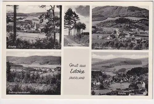 32817 Mehrbild Ak Gruß aus Eslohe Sauerland um 1940