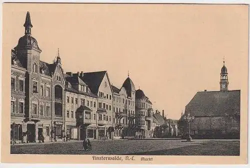 24720 Ak Finsterwalde Niederlausitz Markt um 1940