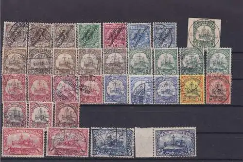 142640 Sammlung Deutsche Kolonien Deutsch Südwestafrika Namibia 33 Werte