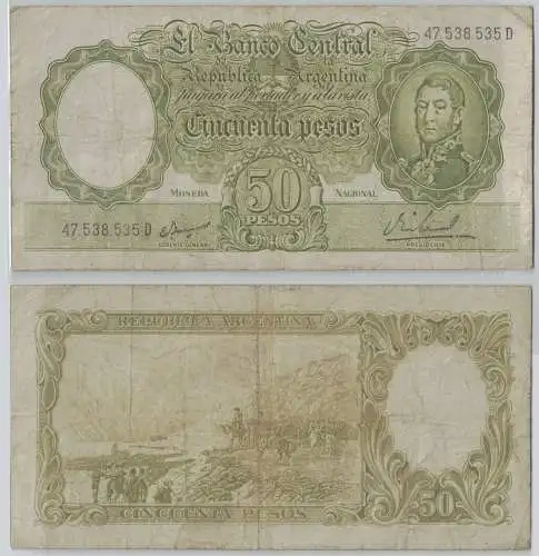 50 Pesos Banknote Argentinien Argentina Pick 271 (141753)