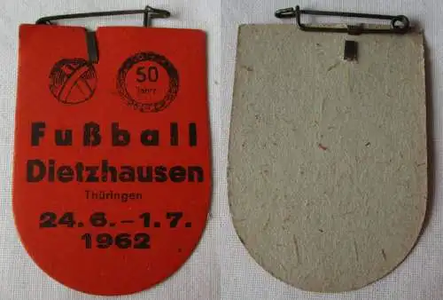 DDR Sport Abzeichen 50 Jahre Fußball Dietzhausen 24.Juni - 1.Juli 1962 (153771)