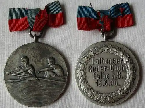 Medaille Calbenser Ruder-Club Calbe an der Saale 15. Juni 1930 (127824)