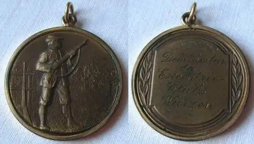 Medaille Dem Besten des Excentric-Clubs Wurzen - Jäger mit Gewehr (129457)