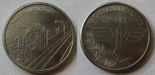 DDR Medaille Reichsbahndirektion Halle Wagenwirtschaft (102328)