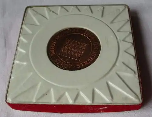 DDR Medaille 750 Jahre Stadt Stralsund 1234-1984 im Etui (113322)