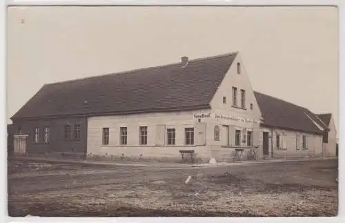 78558 Foto Ak Sollnitz bei Dessau Gasthaus zum deutschen Kaiser um 1915