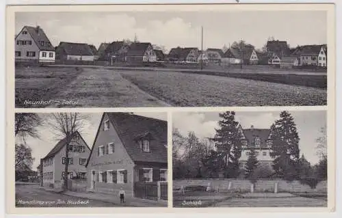 901983 Mehrbild Ak Neunhof bei Nürnberg Handlung, Schloß, Total 1939