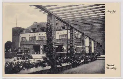 65942 Ak Seebad Wandlitz Bahnhof um 1930