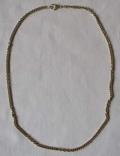 Elegante Damenhalskette 585er Gold mit verdrehten Gliedern (114384)