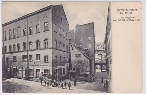 09401 Ak Aus Leipzigs alten Tagen - Konservatorium der Musik um 1920