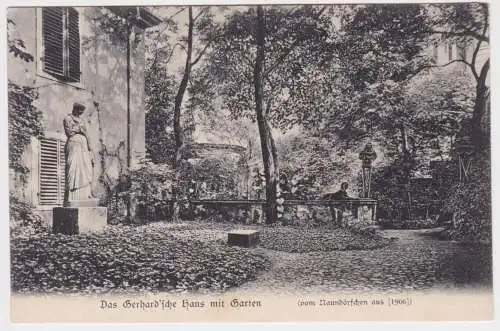 46812 Ak Aus Leipzigs alten Tagen - Das Gerhard'sche Haus mit Garten