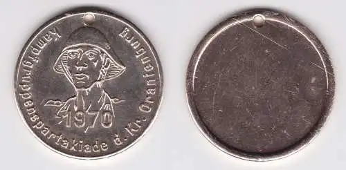 DDR Medaille Kampfgruppenspartakiade Kreis Oranienburg 1970 (160952)