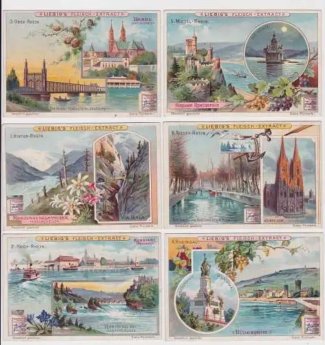 4/123454 Liebigbilder Serie Nr. 542 Der Rhein 1902