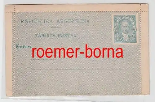 74440 seltene Reklame Ganzsachen Postkarte Argentinien 3 Centavos um 1900