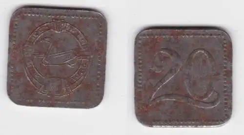 20 Pfennig Eisen Münze Hochbahn Hamburg ohne Jahr (140417)