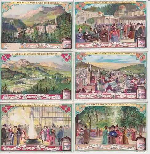 Liebigbilder Serie Nr. 522 Berühmte Landbäder 1902 (4/128429)
