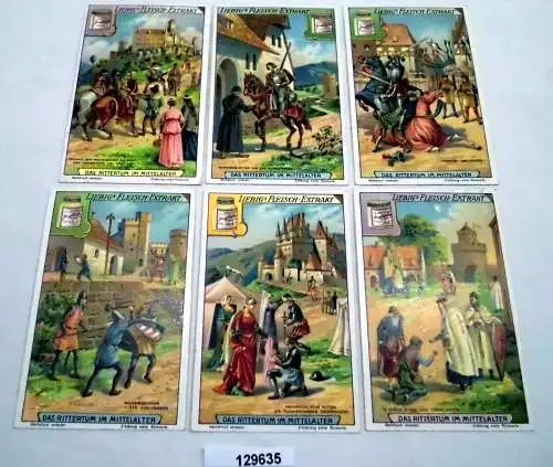 Liebigbilder Serie Nr. 884 Das Rittertum im Mittelalter Jahrgang 1913 (5/129635)