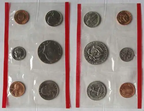 USA UNITED STATES 1987 KMS Uncirculated COIN-SET Denver U.S.MINT (129727)