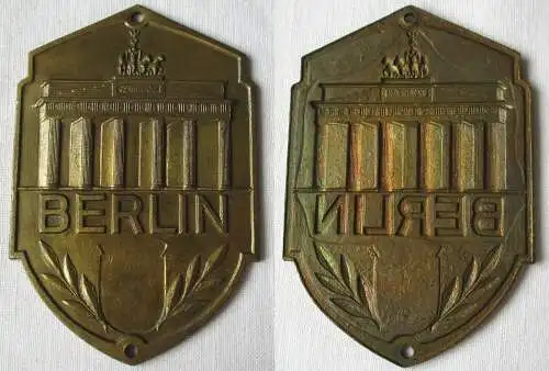 Einseitige Medaille Plakette Berlin Brandenburger Tor (145925)