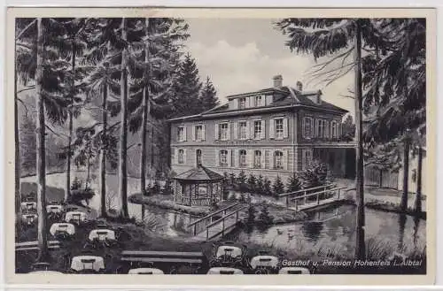 901175 Ak Hohenfels im Albtal Gasthof und Pension 1937