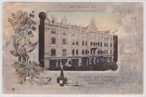 900280 AK Hannover - Hotel Bayrischer Hof, Restaurant "Zum Franziskaner" 1903
